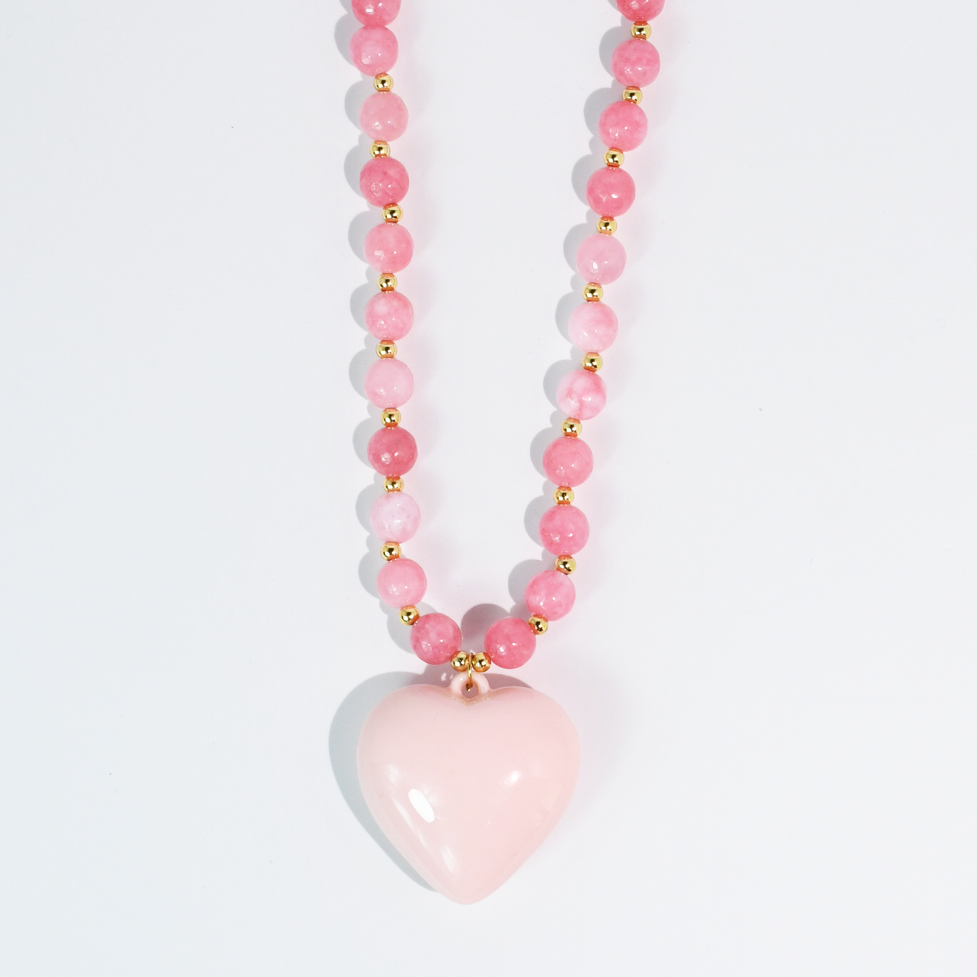Sweet Rose Heart Necklace