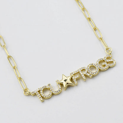 TCU Frogs Gold Necklace T50