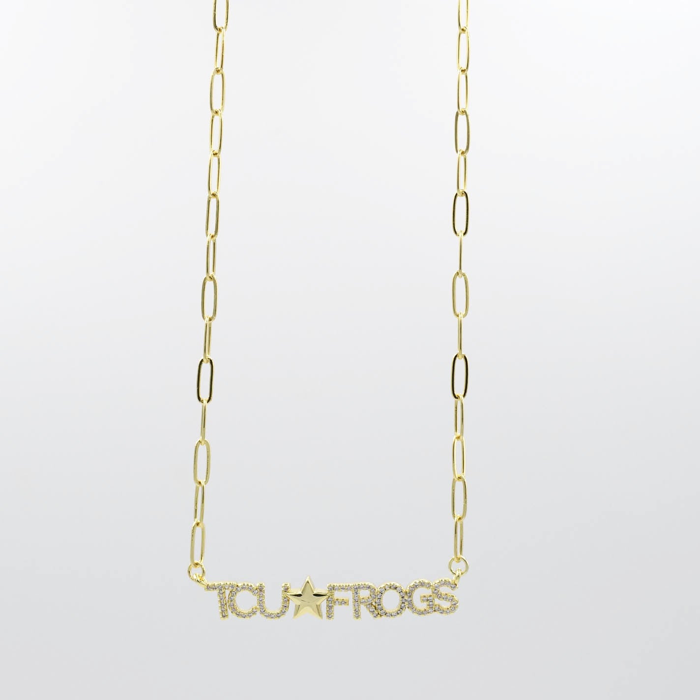 TCU Frogs Gold Necklace T50