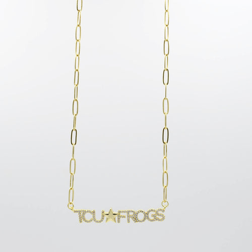 TCU Frogs Gold Necklace T50