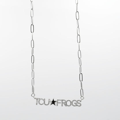 TCU Frogs Necklace Silver T50