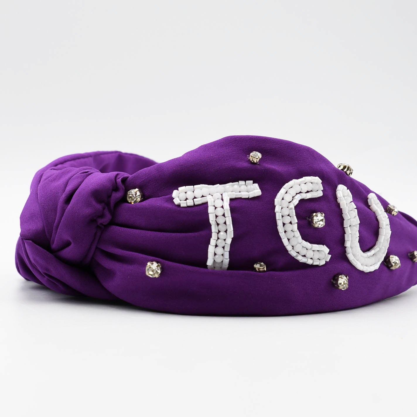 TCU Purple/White Headband U82