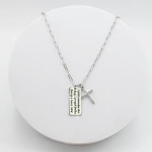 Load image into Gallery viewer, Thankful Necklace Silver I-27
