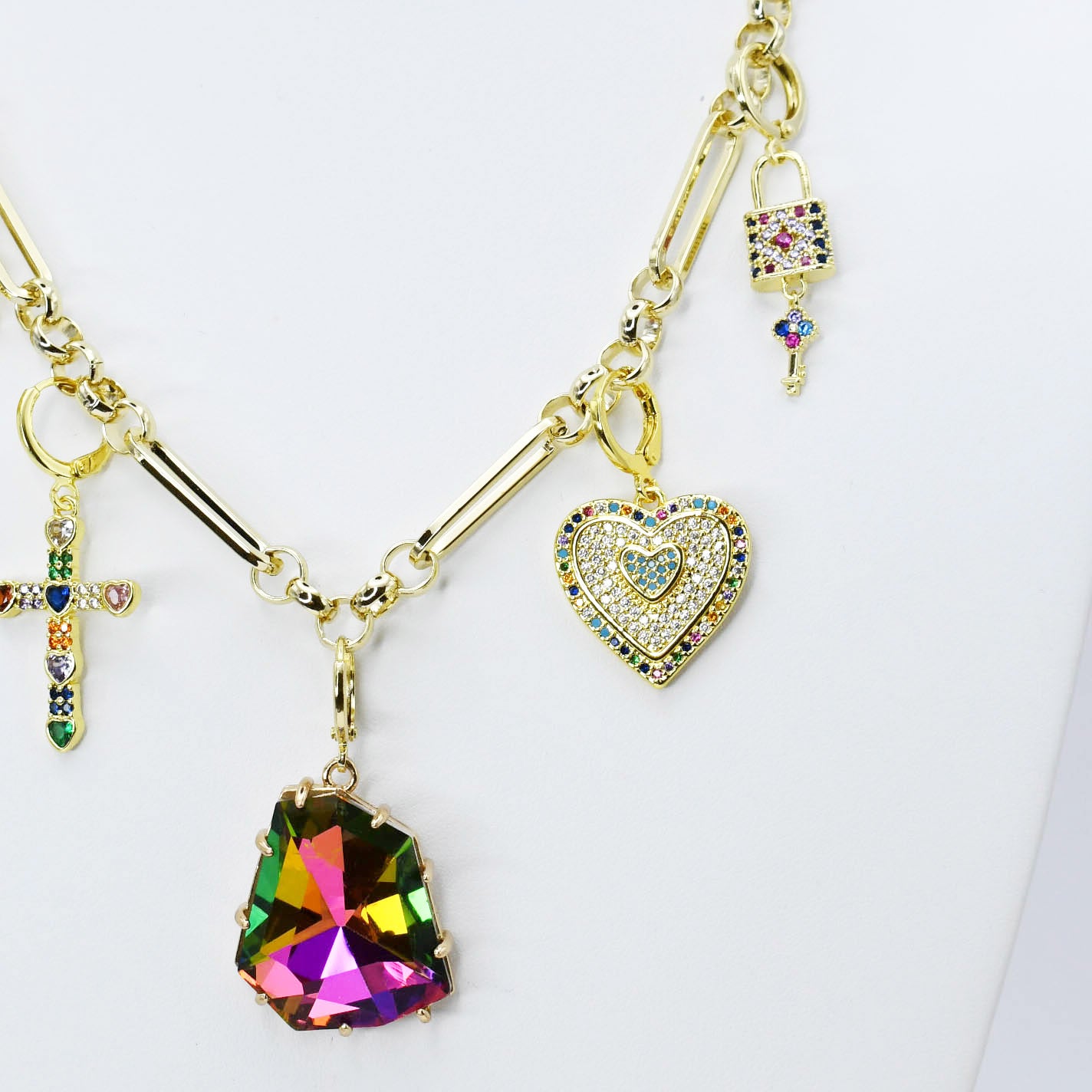 The Glitz and Glam Charm Necklace