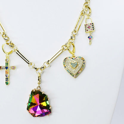 The Glitz and Glam Charm Necklace