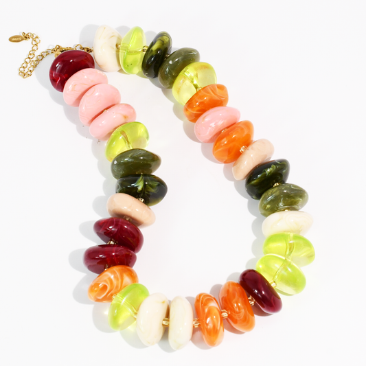 The Icon Orange/Neon Necklace