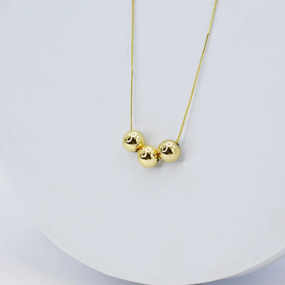 Triple Fireball Necklace C-27