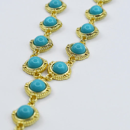 Turquoise Cascade Necklace