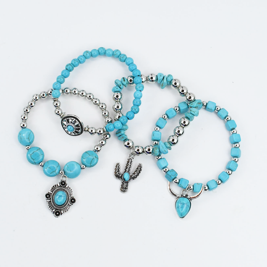 Turquoise Trail Bracelet Set