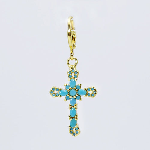 Turquoise Trinity Charm CH-319