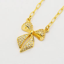 Load image into Gallery viewer, Twinkle Bow Necklace
