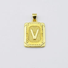 Load image into Gallery viewer, Medallion Initial Charm
