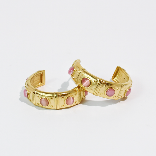 Vintage Rose Heart Hoop