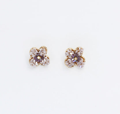 Violeta Beaded Stud D39