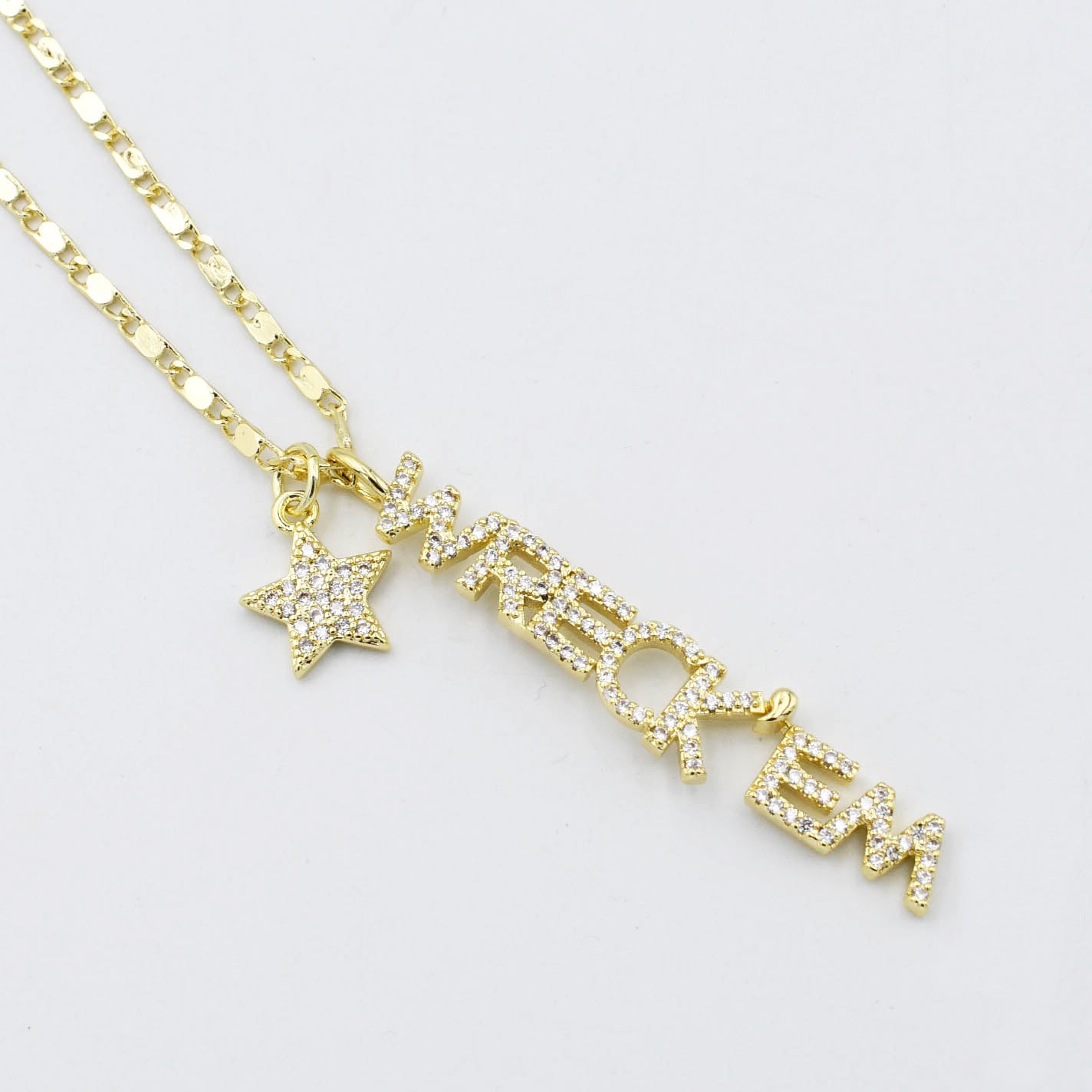 WRECK’EM Gold Necklace T48