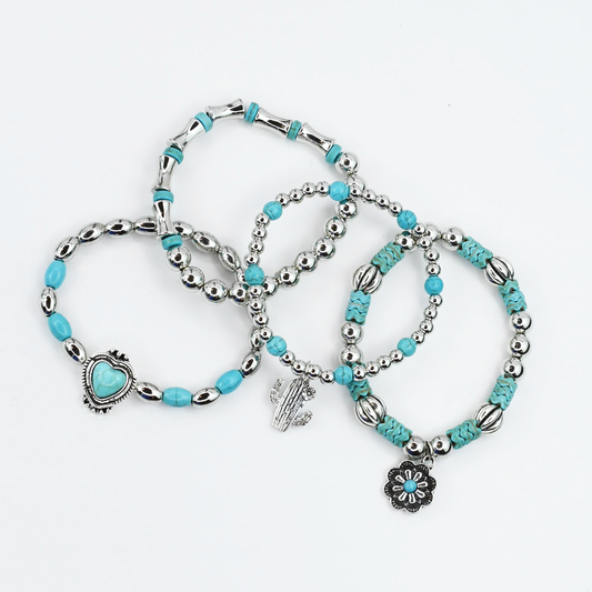 Western Bloom Bracelet Set
