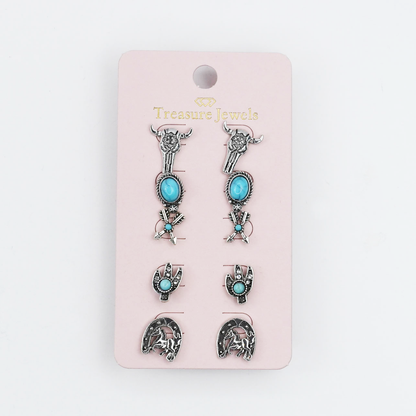 Western Cutie Studs Set