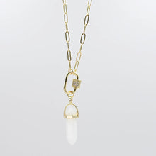 Load image into Gallery viewer, White Crystal Pendant L6
