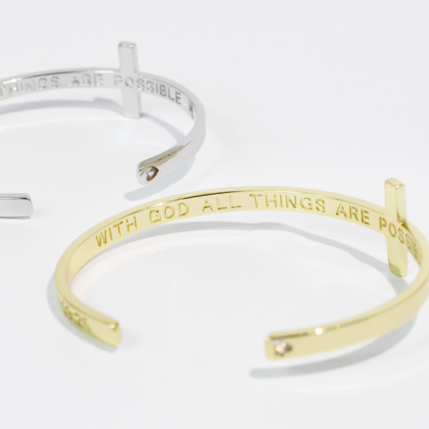 With God All Things Are Possible Bangle