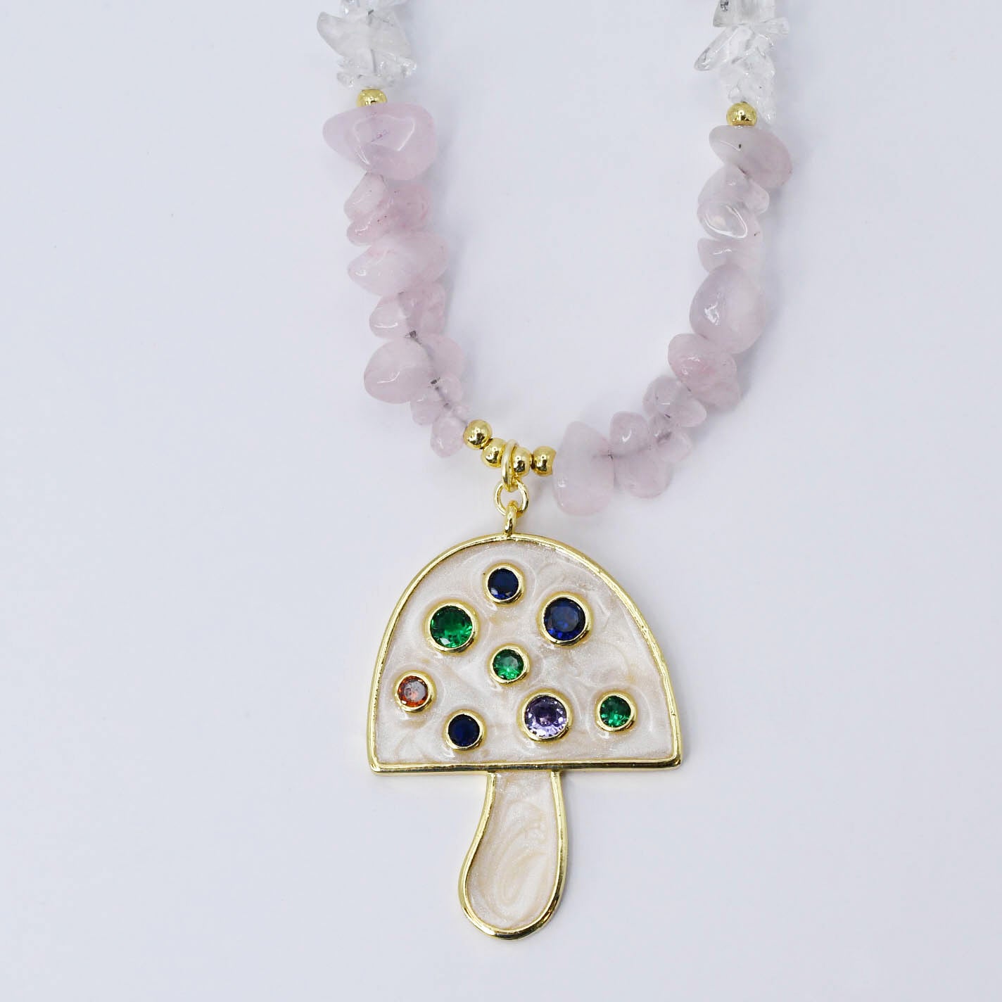 Wonderland Mushroom Necklace C-27