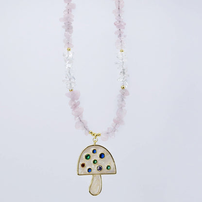 Wonderland Mushroom Necklace C-27