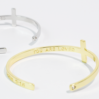 John 3:16 You Are Loved Bangle