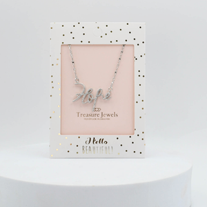 Hope Silver Necklace