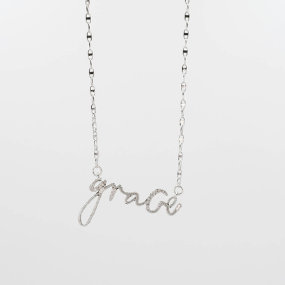 Grace Silver Necklace I-42