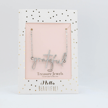 Load image into Gallery viewer, Grateful Silver Necklace
