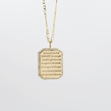 Load image into Gallery viewer, God Grant me Serenity Necklace Gold I-47
