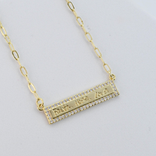 Load image into Gallery viewer, Gold Faith Hope Love Necklace
