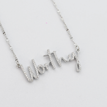 Load image into Gallery viewer, Worthy Silver Necklace
