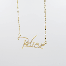 Load image into Gallery viewer, Believe Gold Necklace
