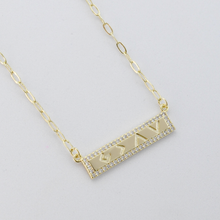 Load image into Gallery viewer, Gold God is Greater than the highs and the lows necklace
