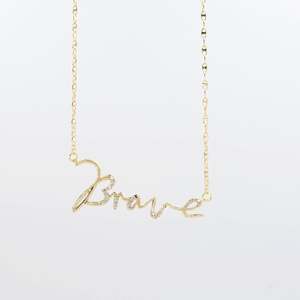 Brave Necklace Gold