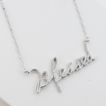 Load image into Gallery viewer, Blessed Silver Necklace
