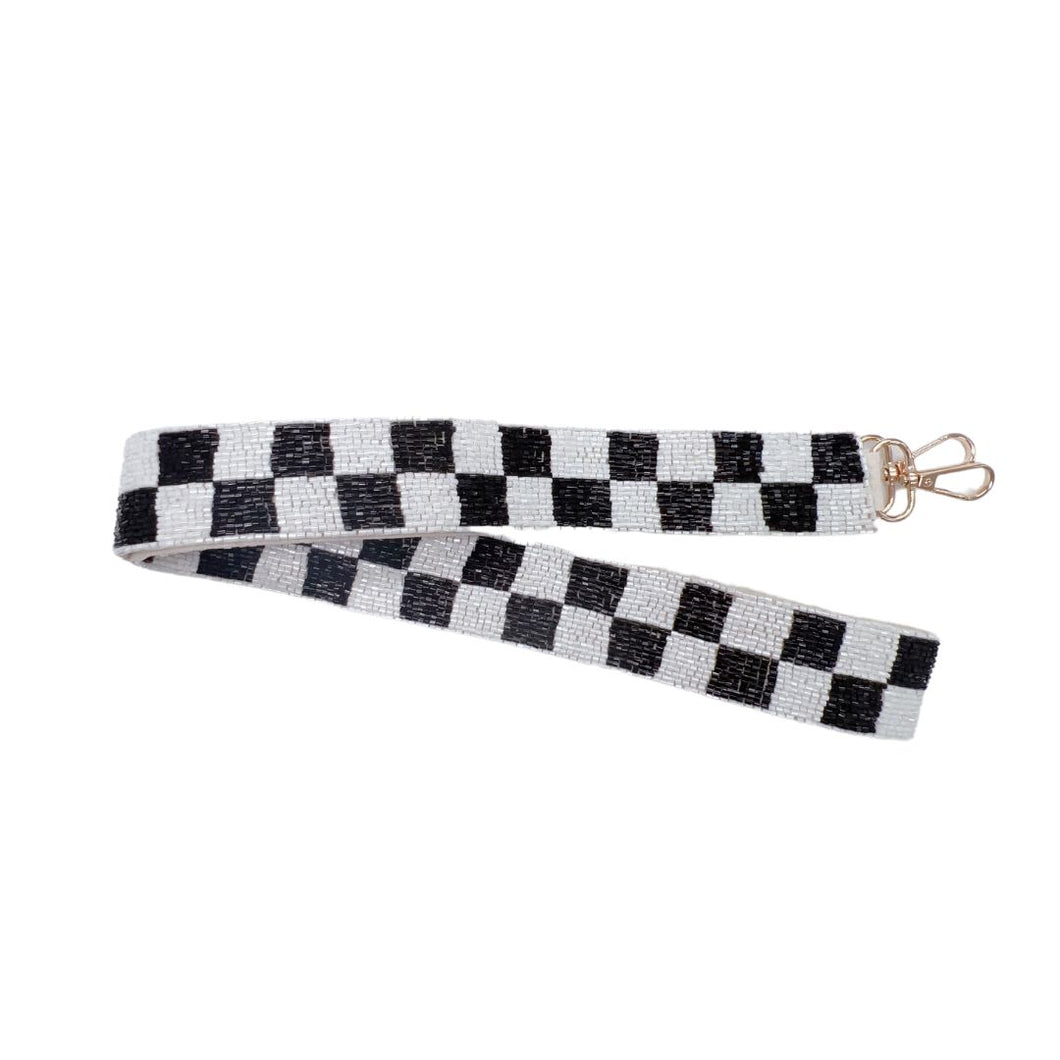 Checkered Black/White Strap