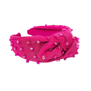 Amy Knot Headband Hot Pink U74