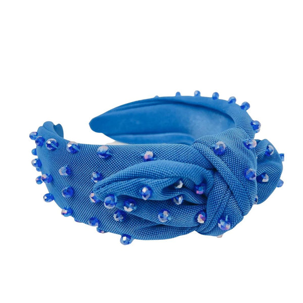 Amy Knot Headband Blue U83