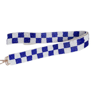Checkered Blue/White Strap