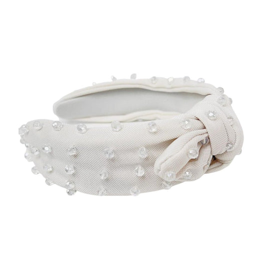 Amy Knot Headband White U74