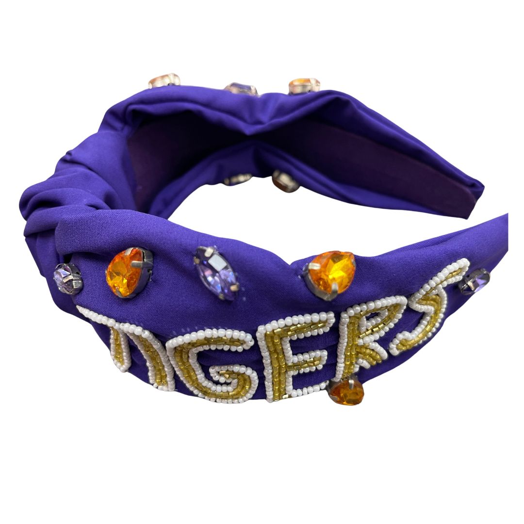 Tigers Beaded Headband U79