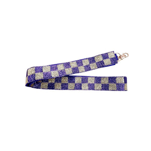 Checkered Purple/Gold Strap