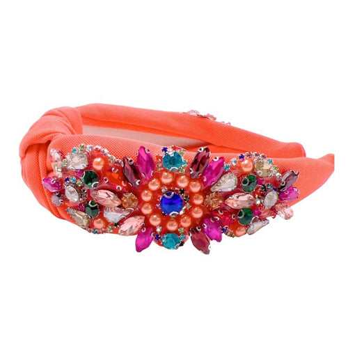 Christina Gem Orange Headband U69