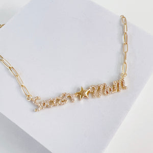 Soccer Mom Gold Necklace T36