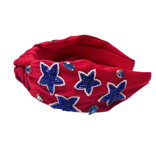 Star Red/Blue Headband U32