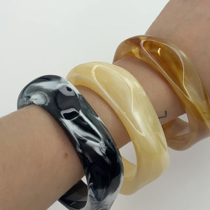 Moody Marble Bangle