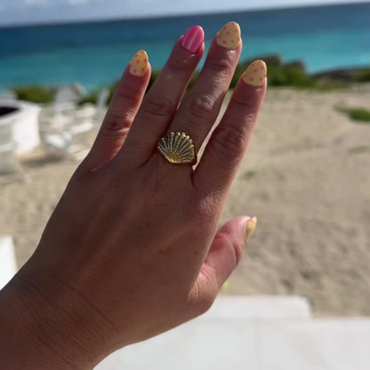 Seashell Spark Ring