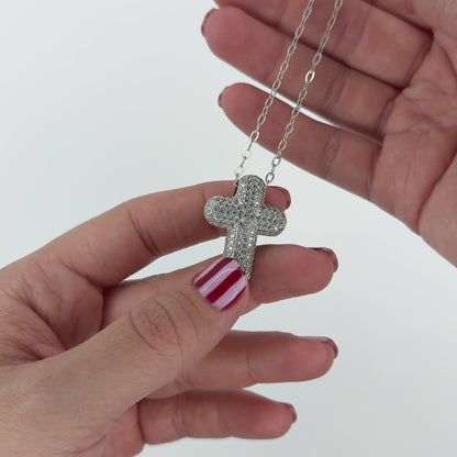 Faithful Glow Silver Necklace