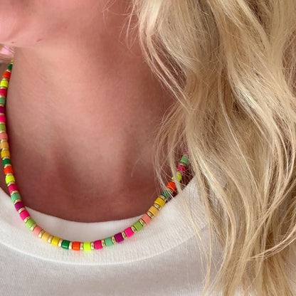 Bright Tile Necklace